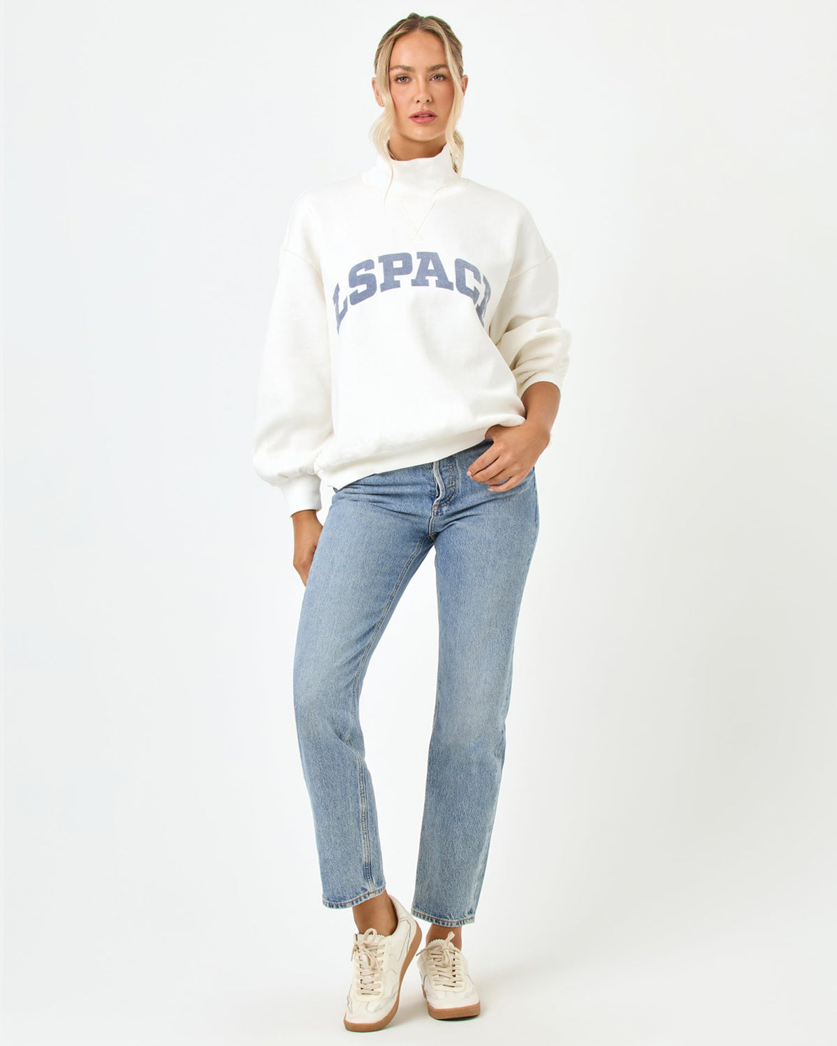 LSPACE Crush Sweatshirt - Cream | LSPACE