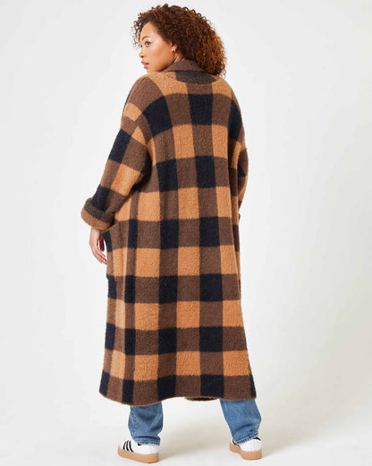 Ultra Soft Plaid Sweater Coat - LSPACE Harlow Jacket | LSPACE