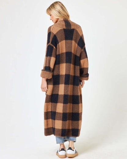 Ultra Soft Plaid Sweater Coat - LSPACE Harlow Jacket | LSPACE