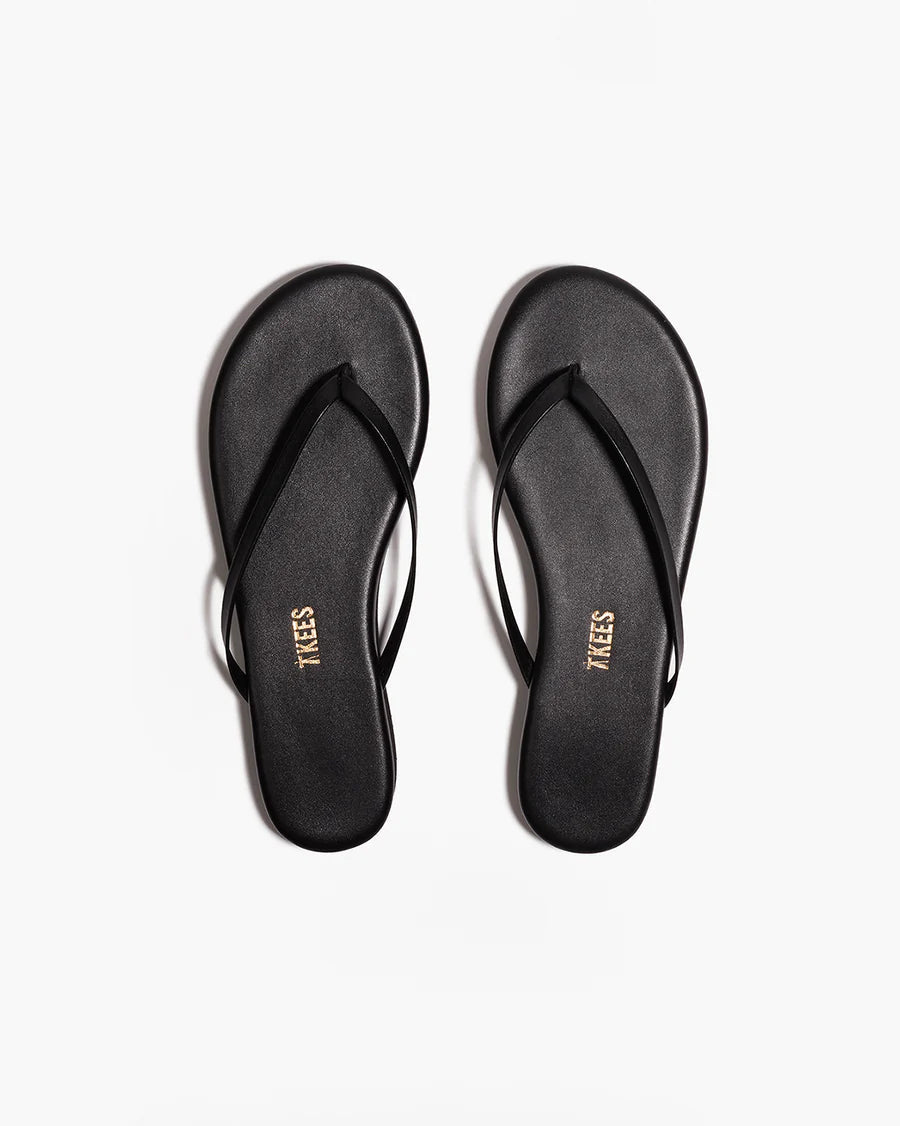 TKEES Lily Platform Sandals - Black | LSPACE
