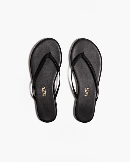 TKEES Lily Platform Sandals - Black | LSPACE