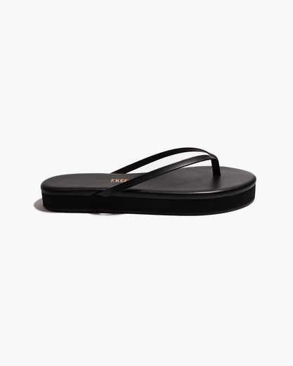 TKEES Lily Platform Sandals - Black | LSPACE