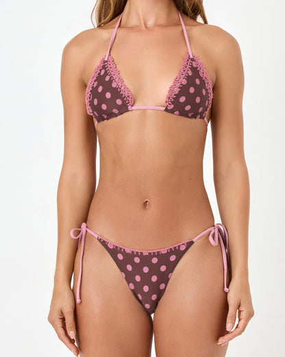 LSPACE Samba Bikini Top - Stripe Side-Alotta Polka Dot | LSPACE