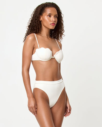 Sunrise Shell Bikini Top - Black - LSPACE | LSPACE