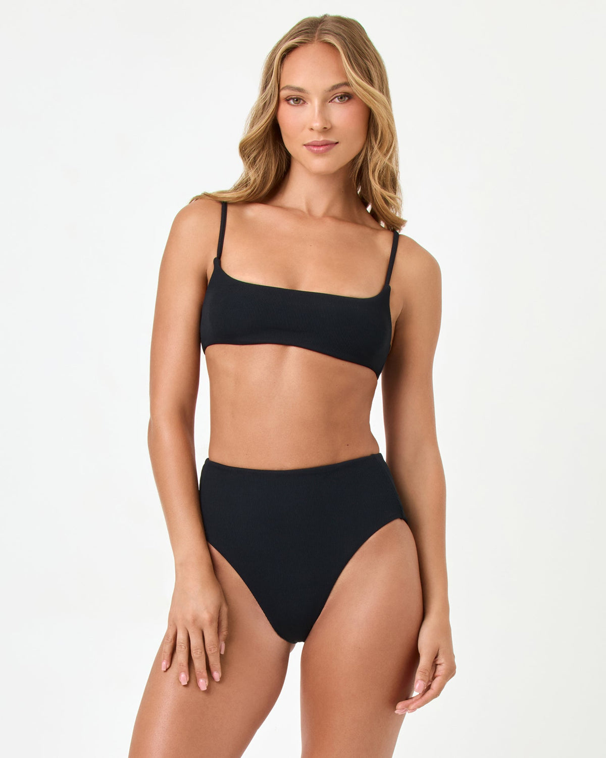 LSPACE Presley Bikini Top - Black | LSPACE