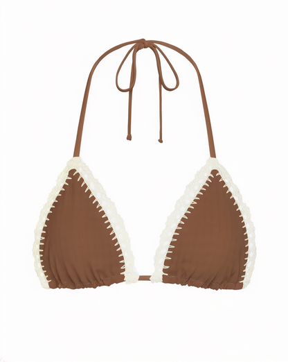 LSPACE Samba Bikini Top - Cafe | LSPACE