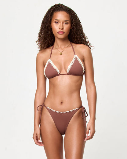 LSPACE Samba Bikini Top - Cafe | LSPACE