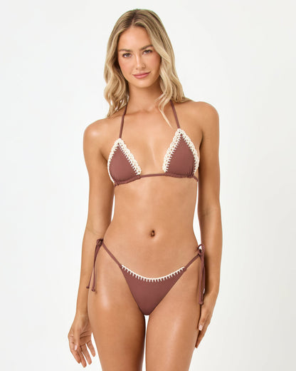 LSPACE Samba Bikini Top - Cafe | LSPACE
