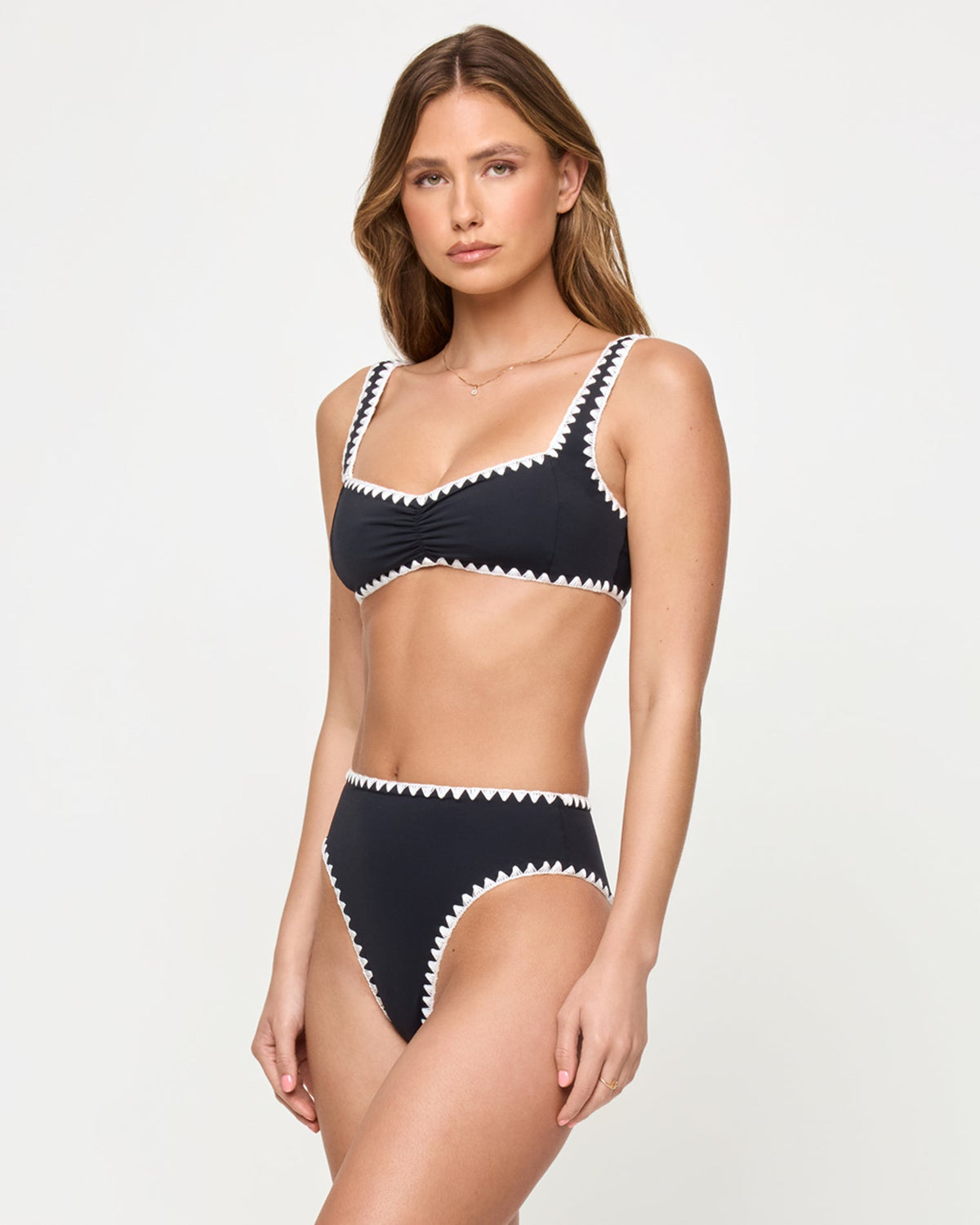Savannah High Leg, Mid Rise Bikini Bottoms - LSPACE | LSPACE