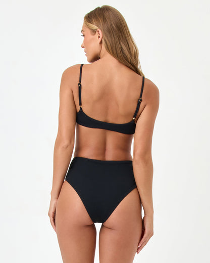 LSPACE Soleil Bikini Bottom - Black | LSPACE
