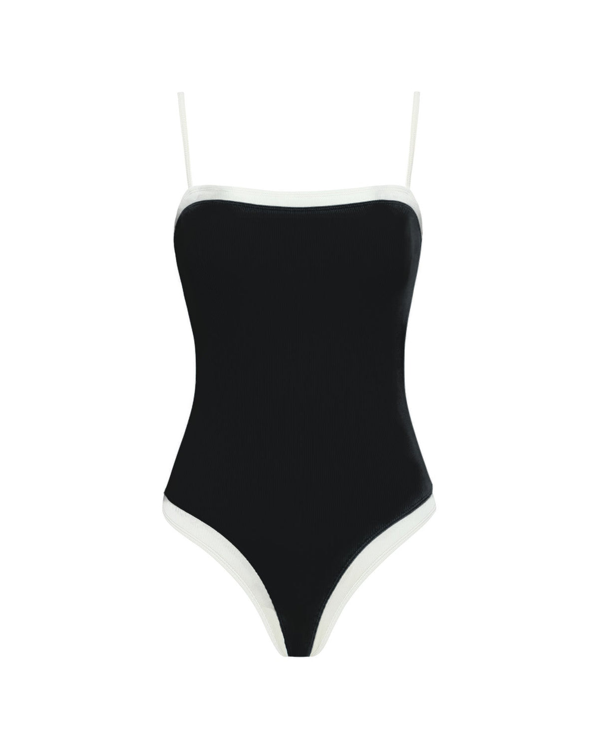 LSPACE Tess One Piece Swimsuit - Black-Cream | LSPACE