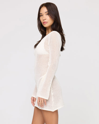Cleo Cover-Up Dress - Cream | LSPACE
