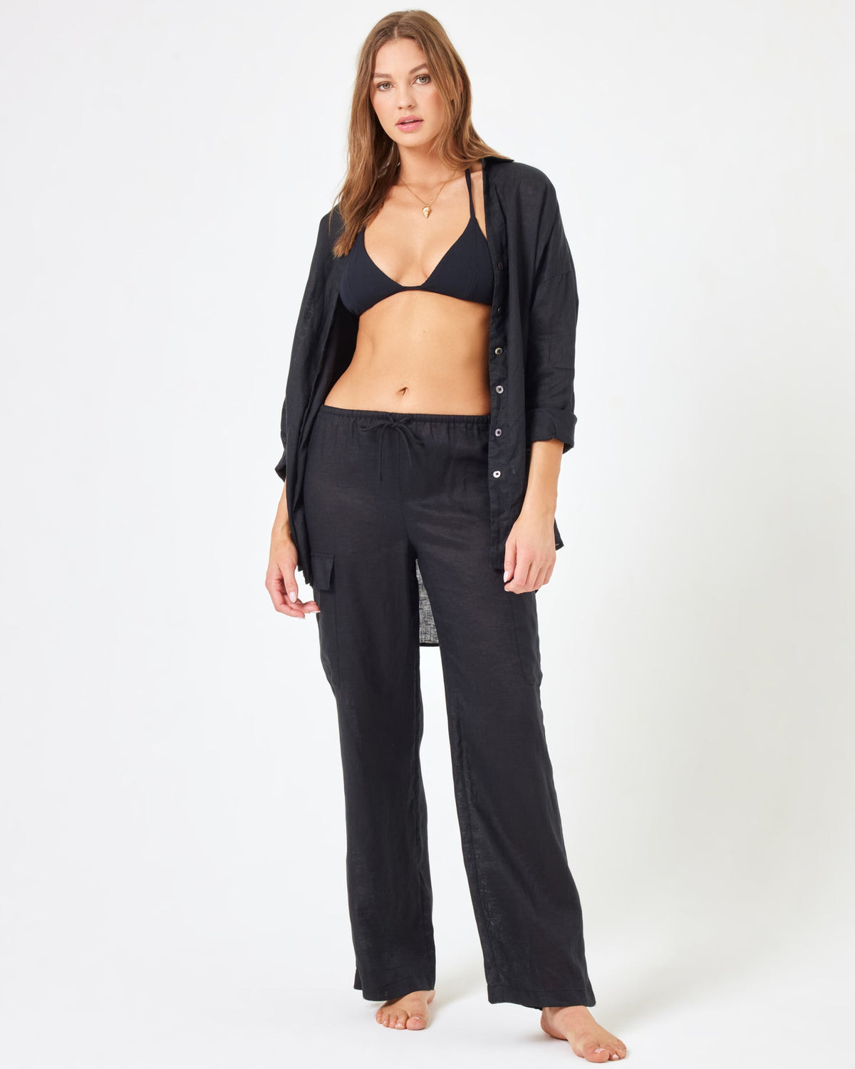 LSPACE Sundown Cargo Pant - White | LSPACE