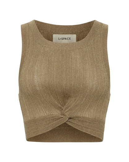 Gold Maxi Skirt - Metallic Gold - LSPACE Heart of Gold Skirt | LSPACE