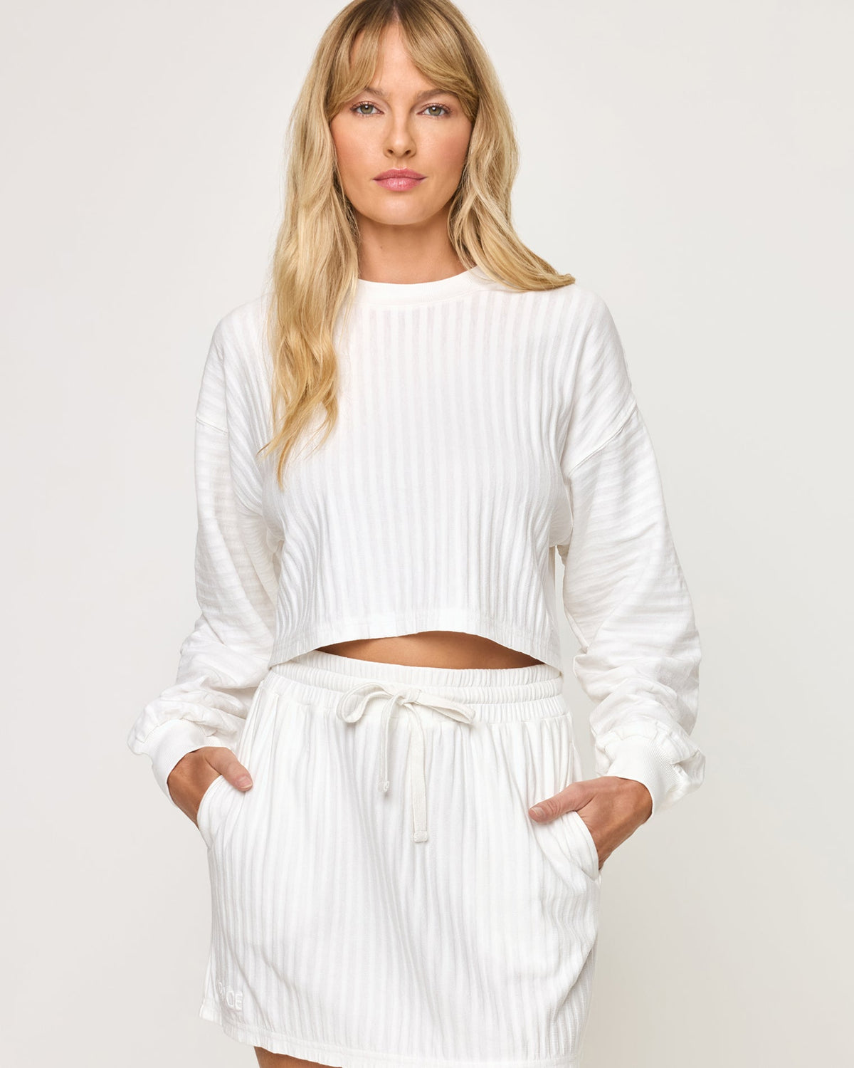 Half Court Pullover - White | LSPACE