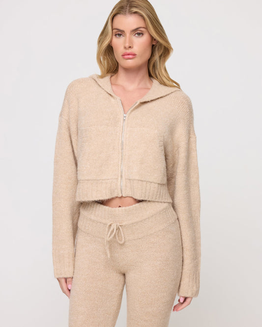 LSPACE Jet Set Hoodie - Heather Oatmeal | LSPACE