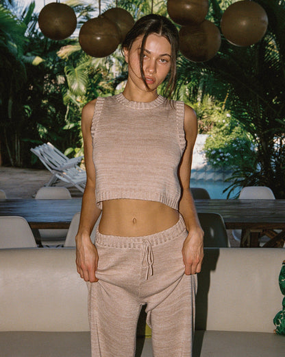 En Route Top - Heather Oatmeal | LSPACE