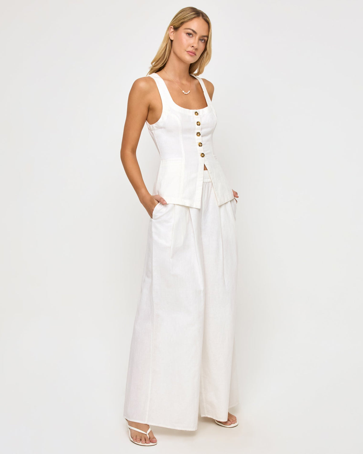 LSPACE Palma Pant - White | LSPACE
