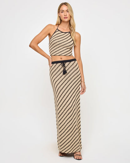 LSPACE La Bianca Top - Tip the Scales Stripe | LSPACE
