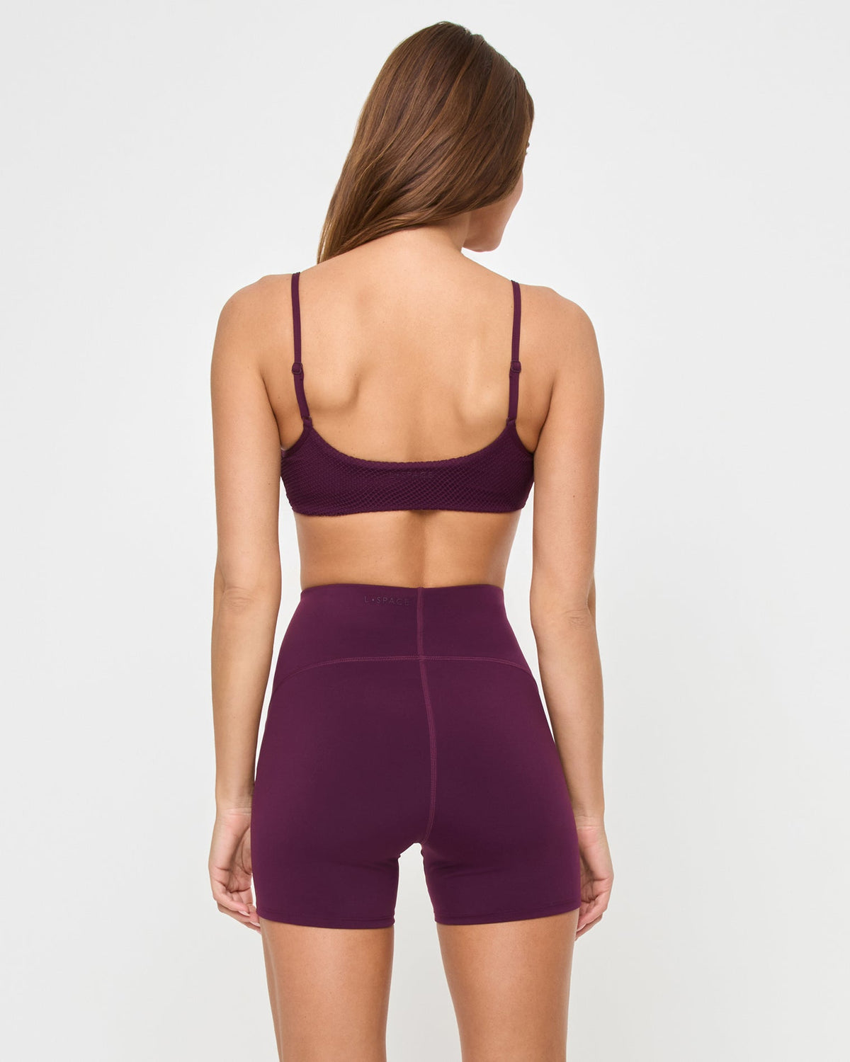 LSPACE Stride Bra - Plum | LSPACE