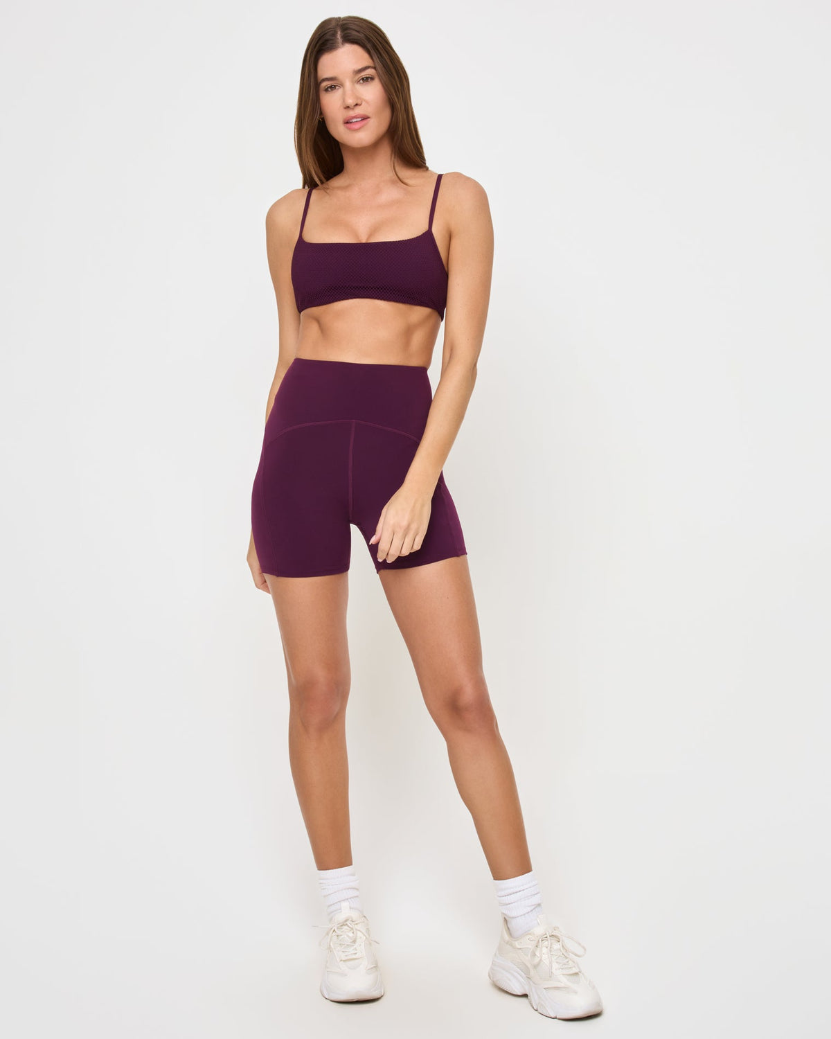 LSPACE Stride Bra - Plum | LSPACE