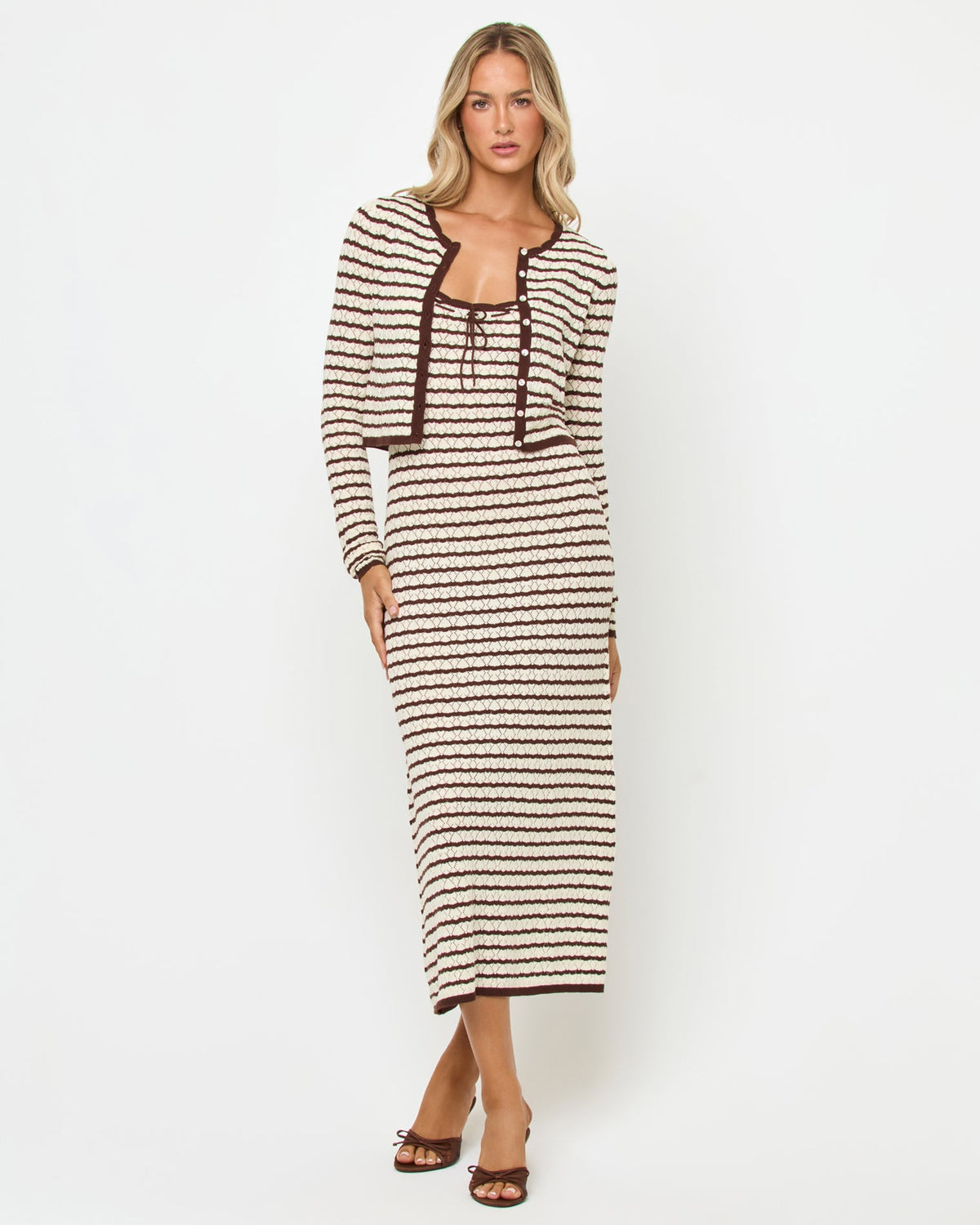 LSPACE Rosalie Cardigan - Cafe-Cream | LSPACE