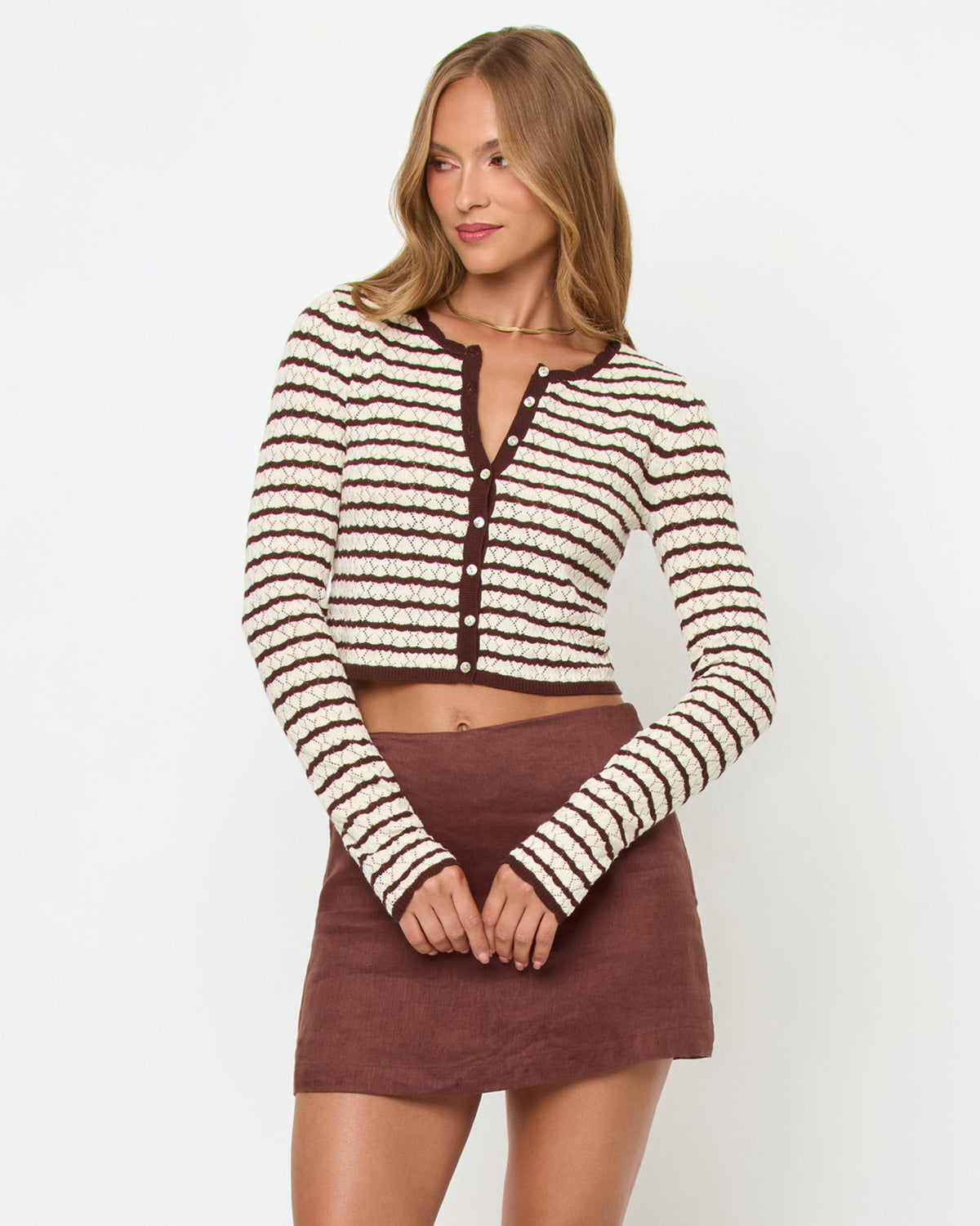 LSPACE Rosalie Cardigan - Cafe-Cream | LSPACE