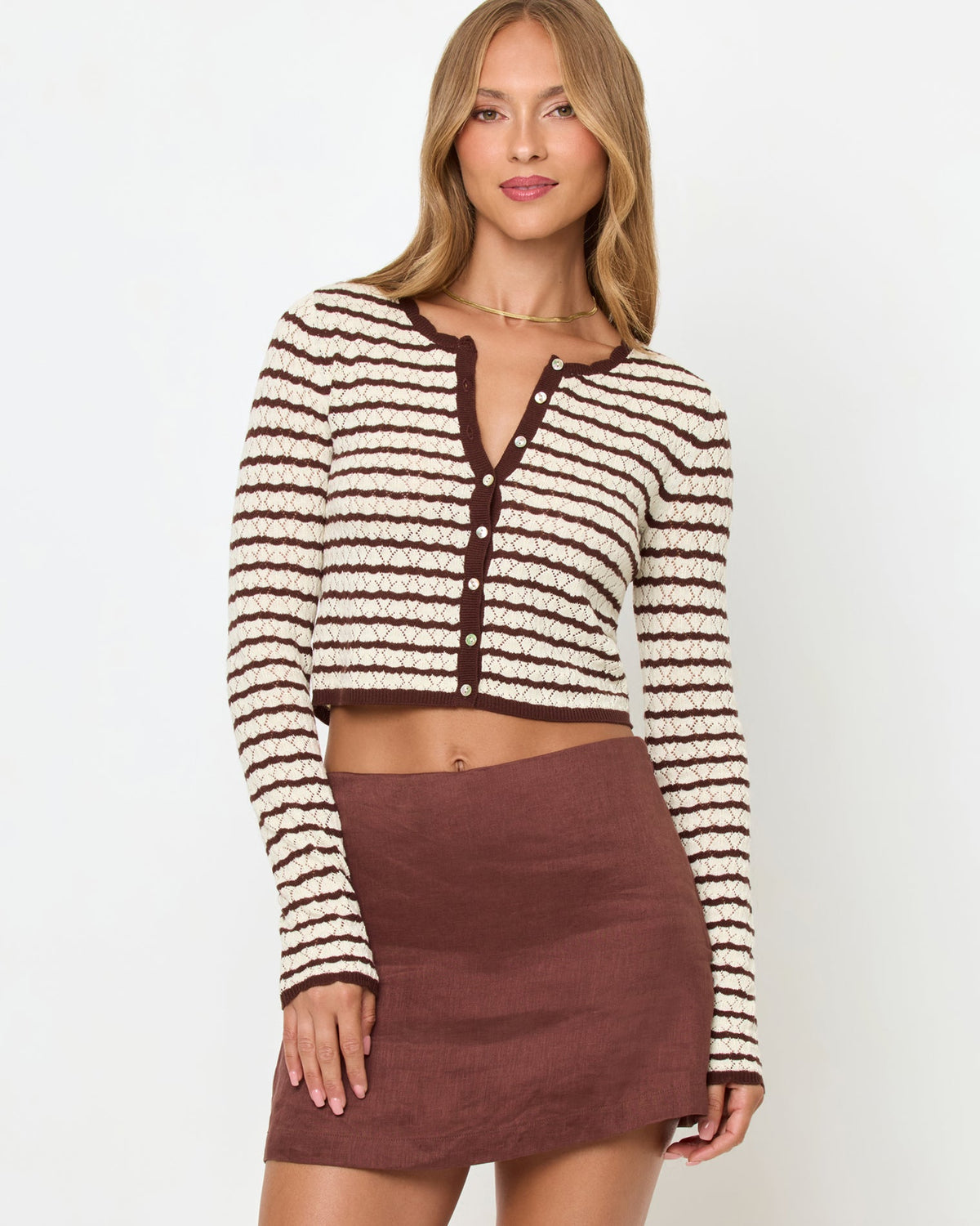 LSPACE Rosalie Cardigan - Cafe-Cream | LSPACE