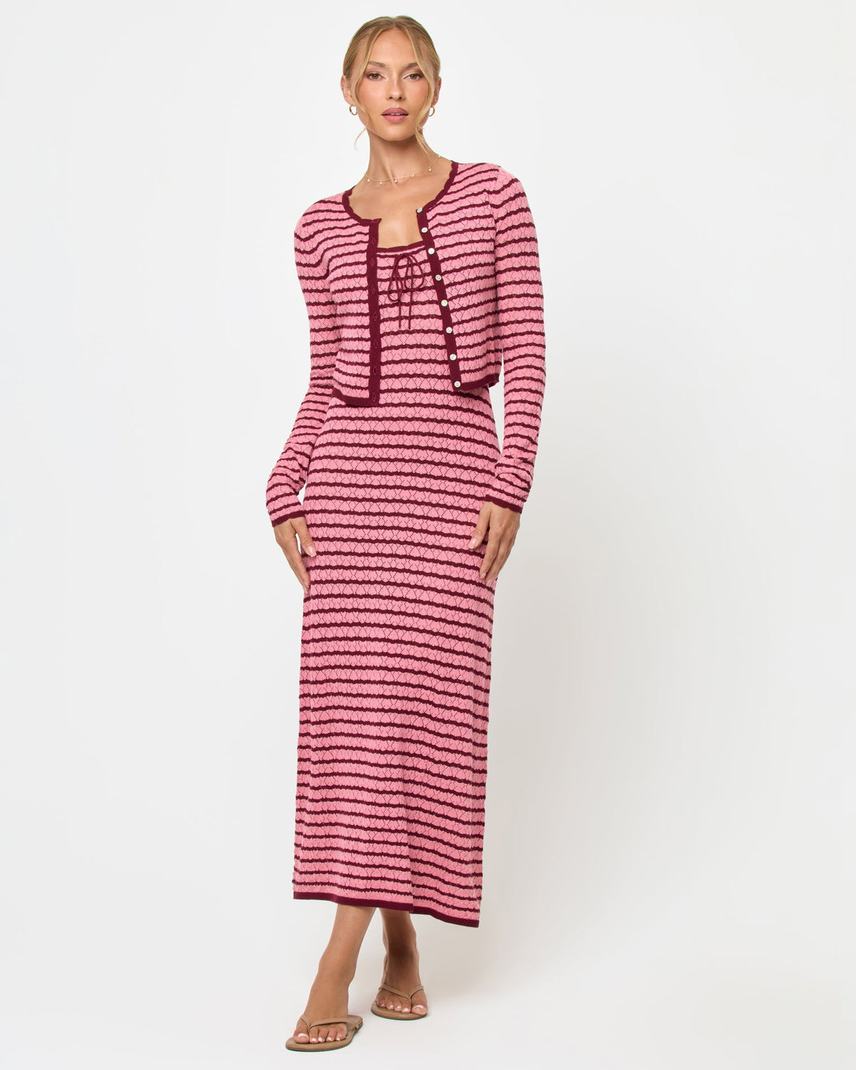 LSPACE Rosalie Maxi - Strawberry Stripe | LSPACE