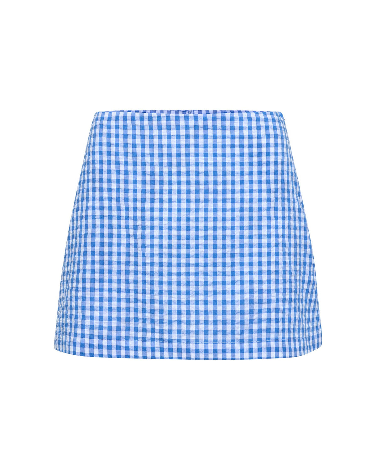 Blue Gingham Mini Skort - LSPACE Venice | LSPACE
