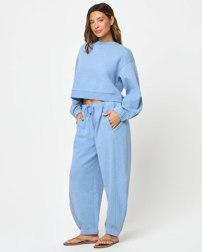 LSPACE Fleur Sweatshirt - Heather Chambray | LSPACE
