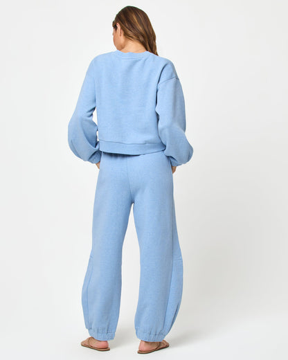 LSPACE Fleur Sweatshirt - Heather Chambray | LSPACE