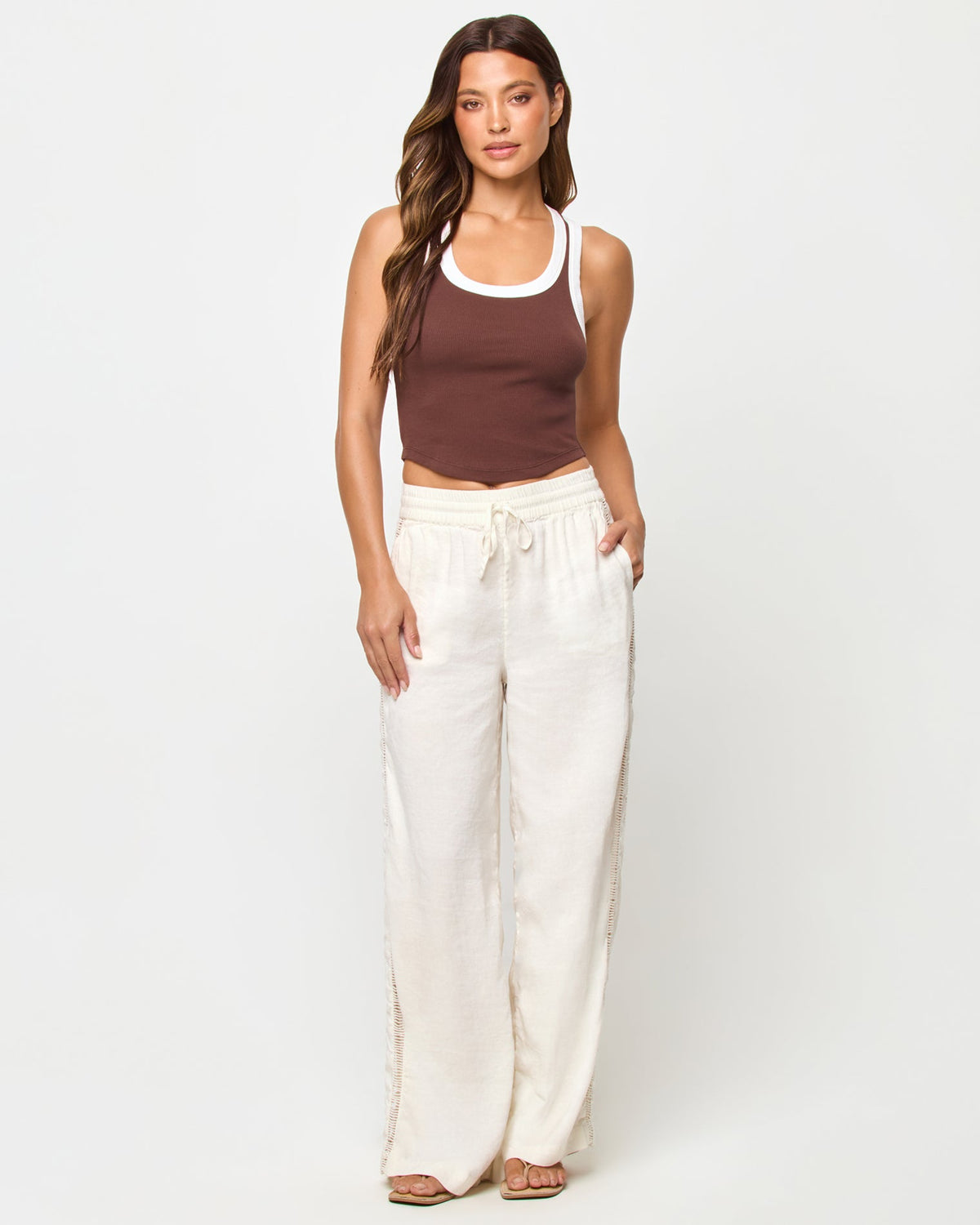 LSPACE Ash Tank - Espresso-Cream | LSPACE
