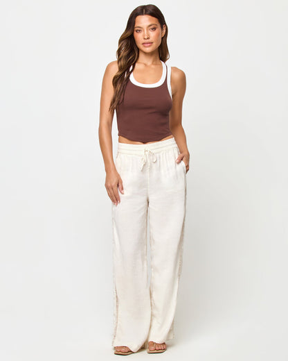 LSPACE Ash Tank - Espresso-Cream | LSPACE