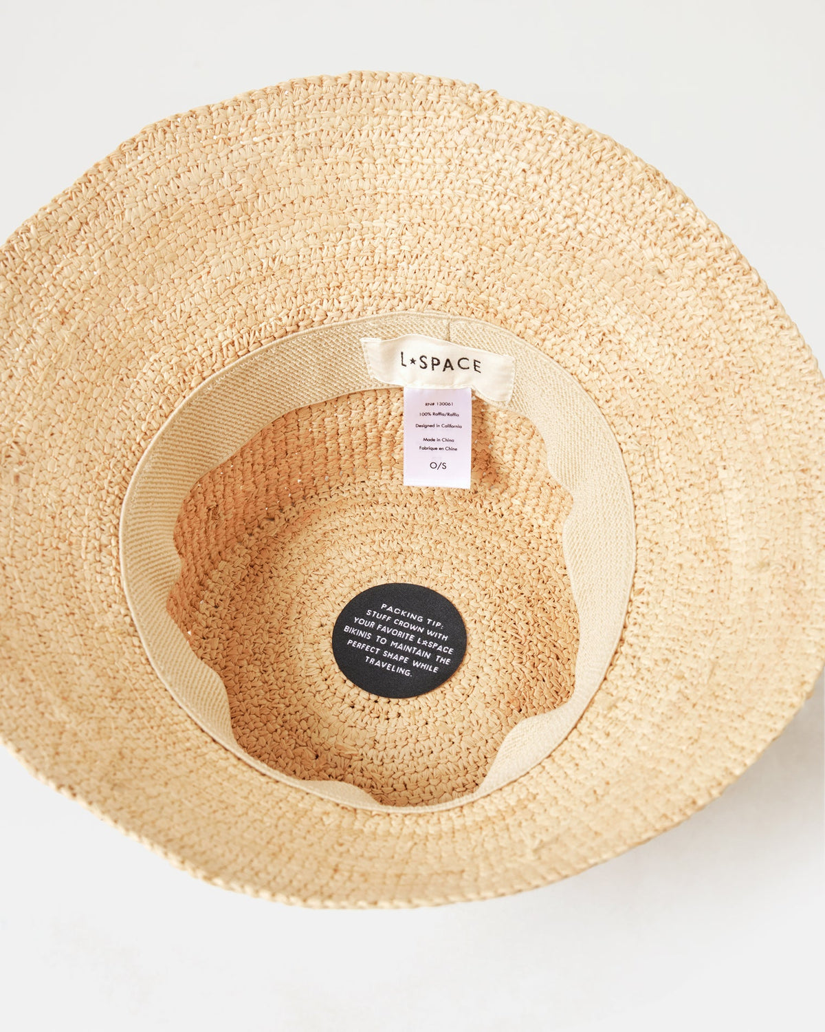 Raffia Bucket Hat with Shells & Pearls - LSPACE Carmel Island Hat | LSPACE