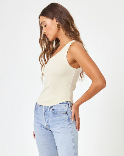 LSPACE Kylie Tank - Bone | LSPACE