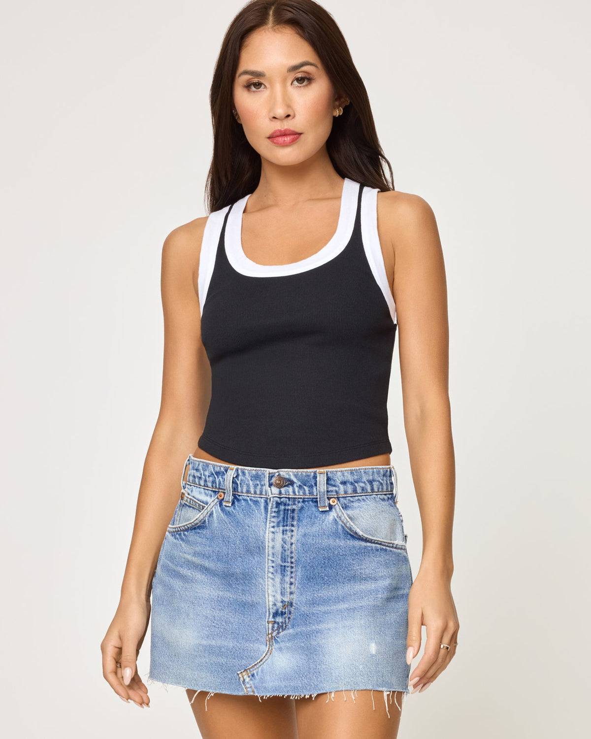 LSPACE Ash Tank - Black White | LSPACE