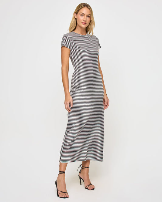 LSPACE Sloane Dress - Black-Cream | LSPACE