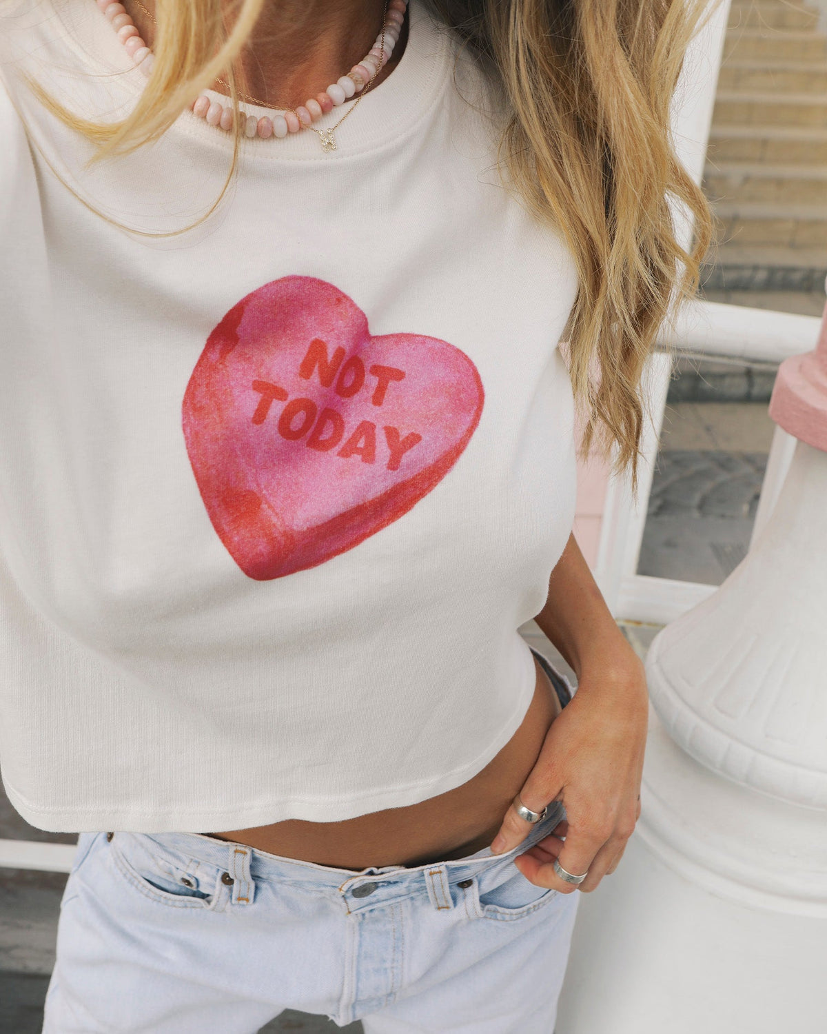 LSPACE Merci Baby Tee - Not Today | LSPACE