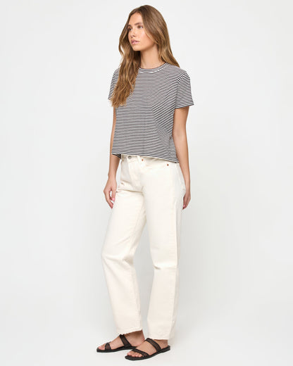 LSPACE All Day Top - Black-Cream | LSPACE