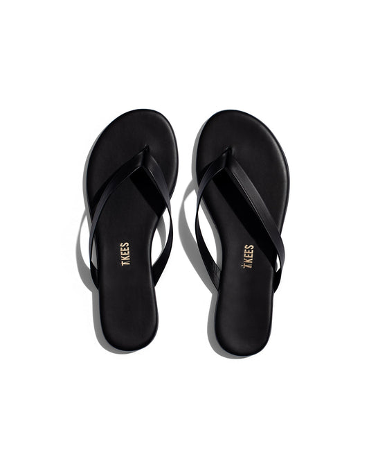 TKEES Boyfriend Sandals - Black | LSPACE