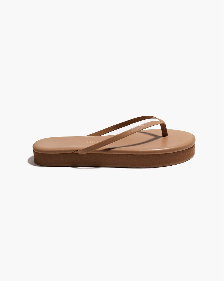 TKEES Lily Platform Sandals - Cocobutter | LSPACE