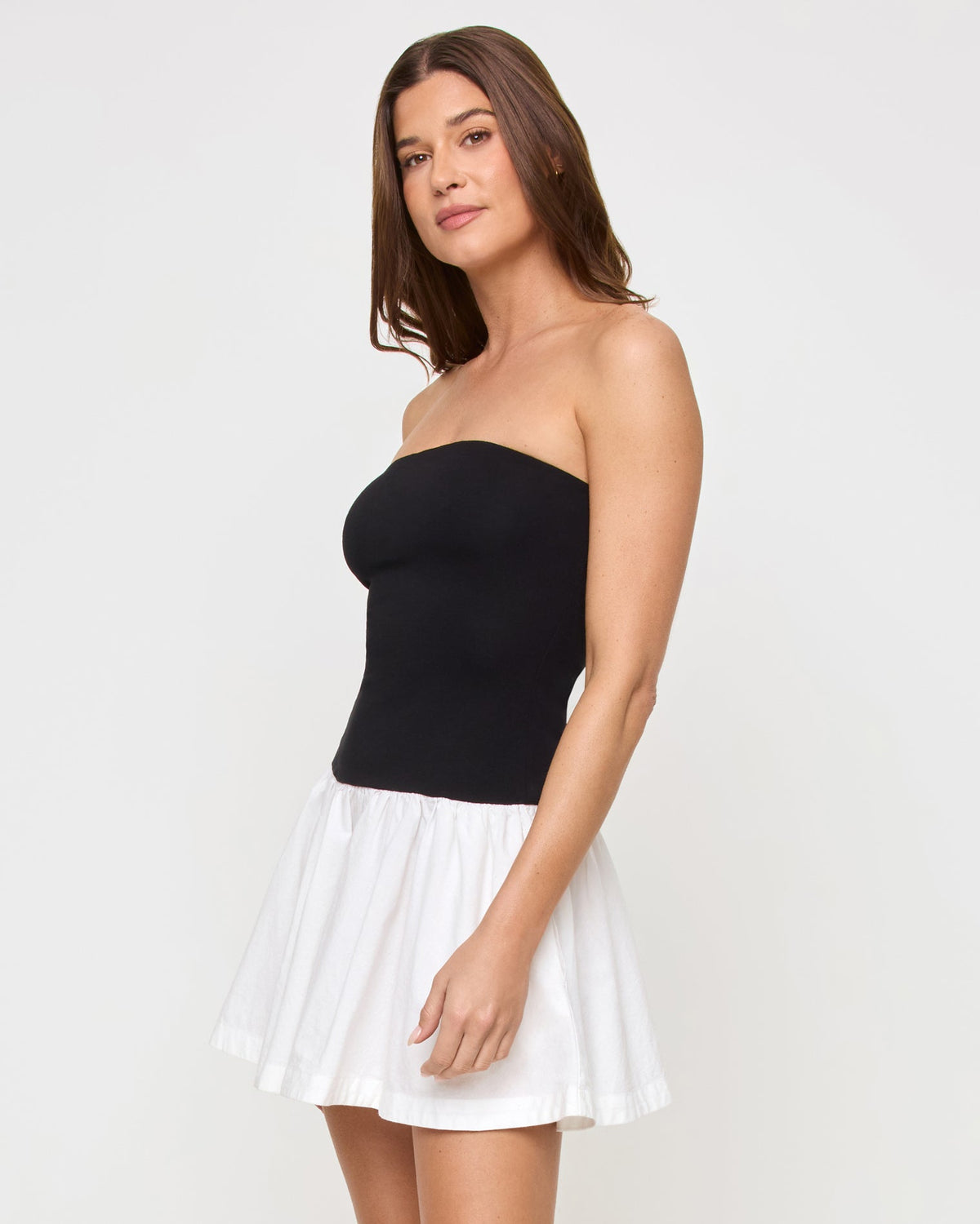 LSPACE Sienna Mini Dress - Black-Cream | LSPACE