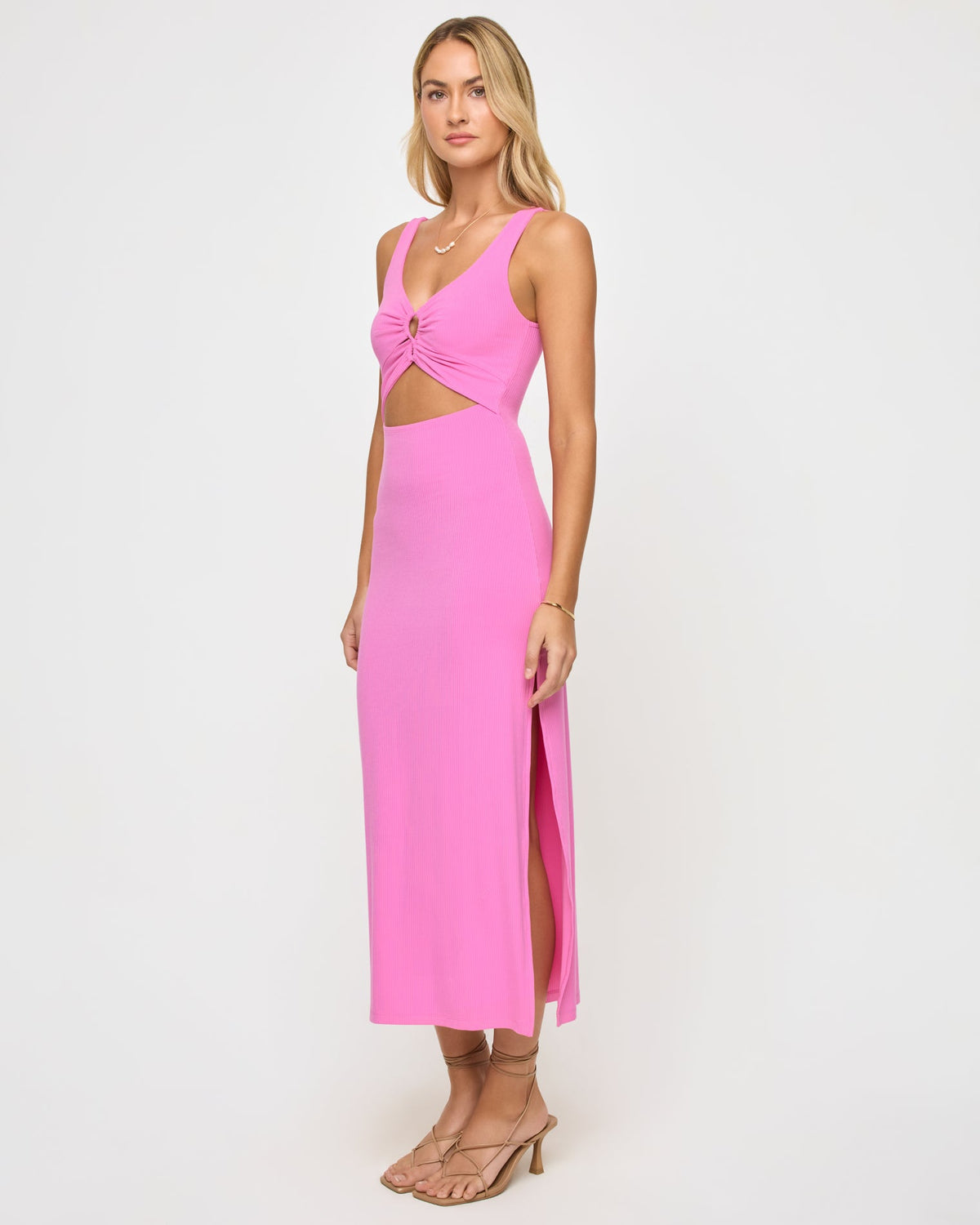 Pink Sleeveless Midi Dress - LSPACE Camille Dress | LSPACE
