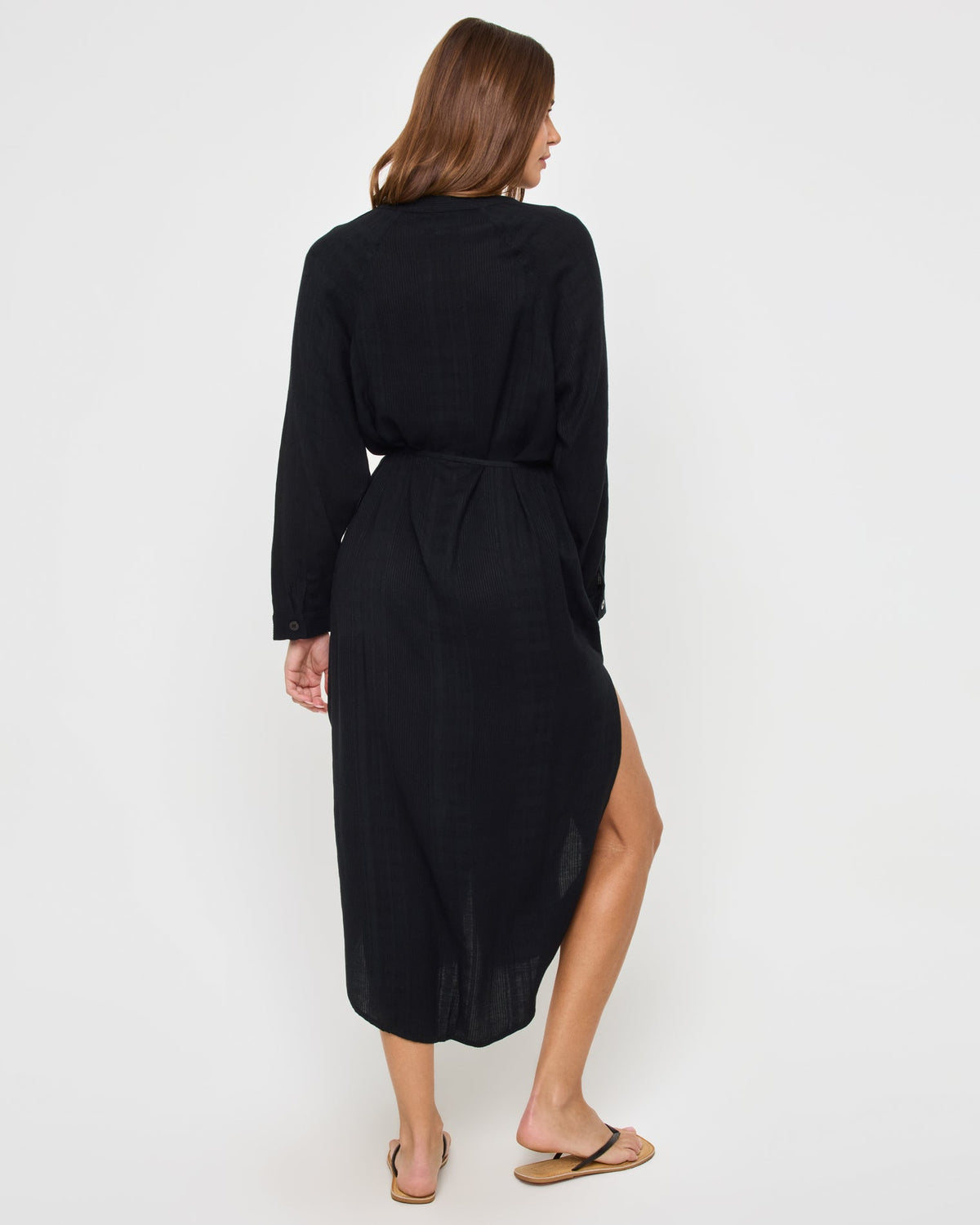 LSPACE Yoli Shirtdress - Black | LSPACE