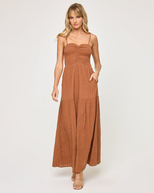 LSPACE Mallorca Dress - Brown Sugar | LSPACE