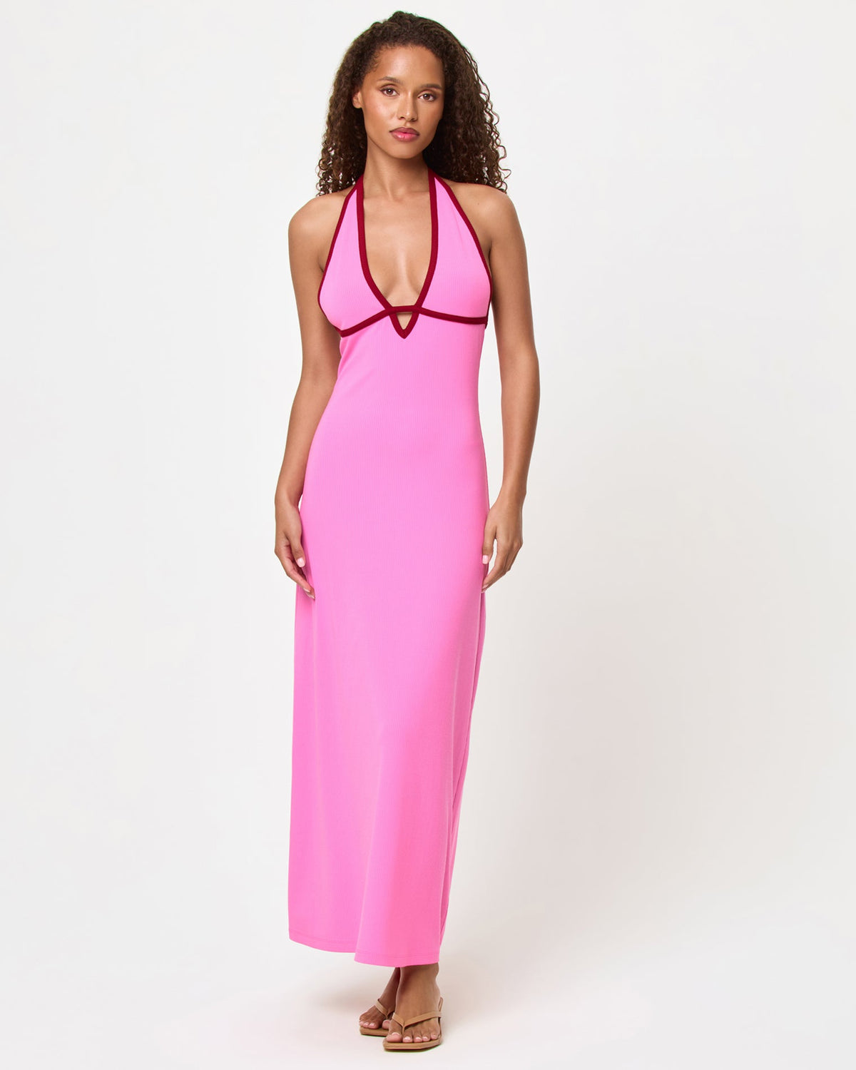 LSPACE Shea Maxi Dress - Hottest Pink-Simmer | LSPACE