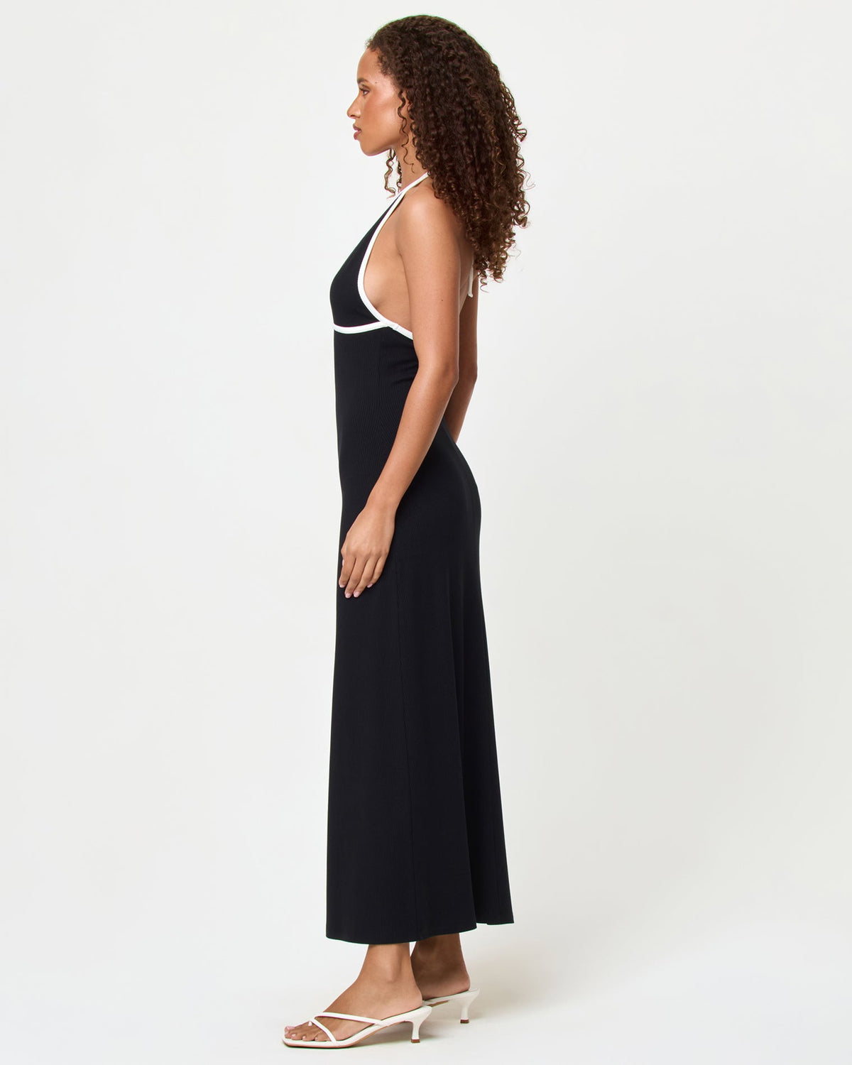 LSPACE Shea Maxi Dress - Black-Cream | LSPACE