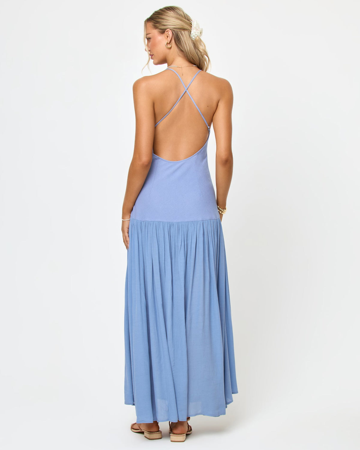 LSPACE Row Maxi Dress - Chambray | LSPACE