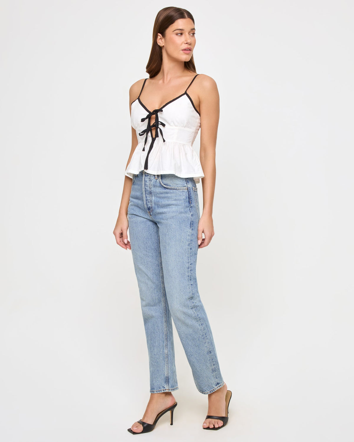 LSPACE Agnes Top - Cream-Black | LSPACE